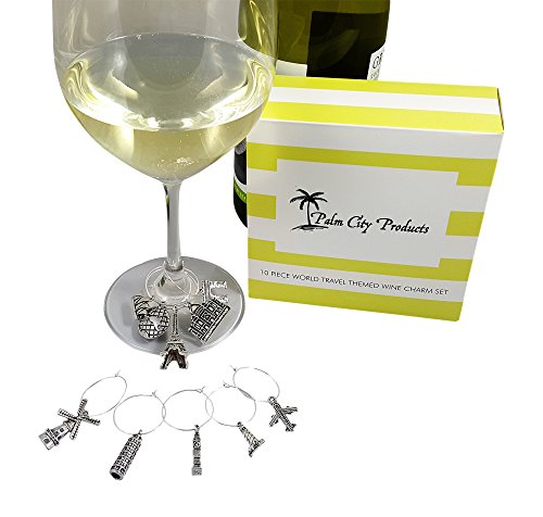 10 Piece Wine Charm Set S9589