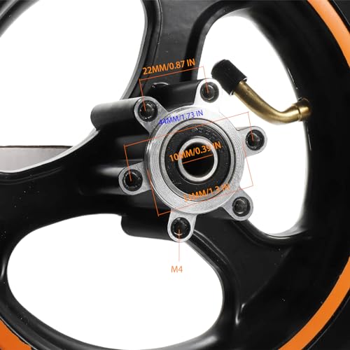 10 Inch Pneumatic Scooter Tire with Aluminium Hub C6005