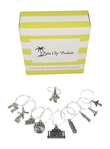 10 Piece Wine Charm Set S9589