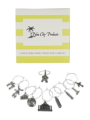 10 Piece Wine Charm Set S9589