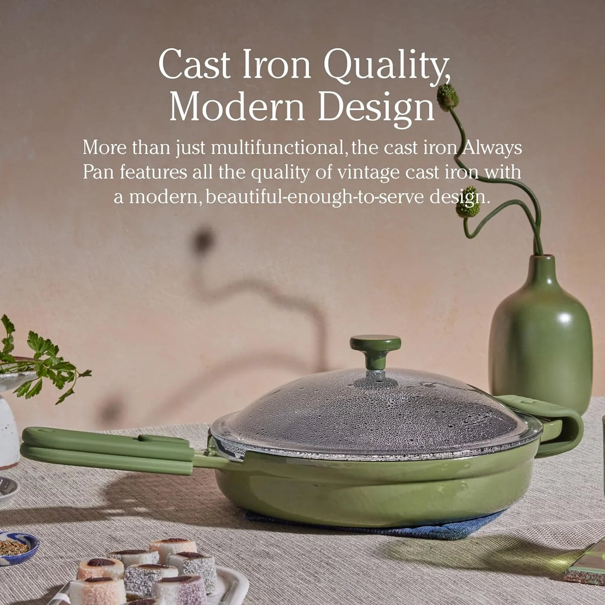 10-Inch 8-In-1 Enameled Cast Iron Cookware Set C368