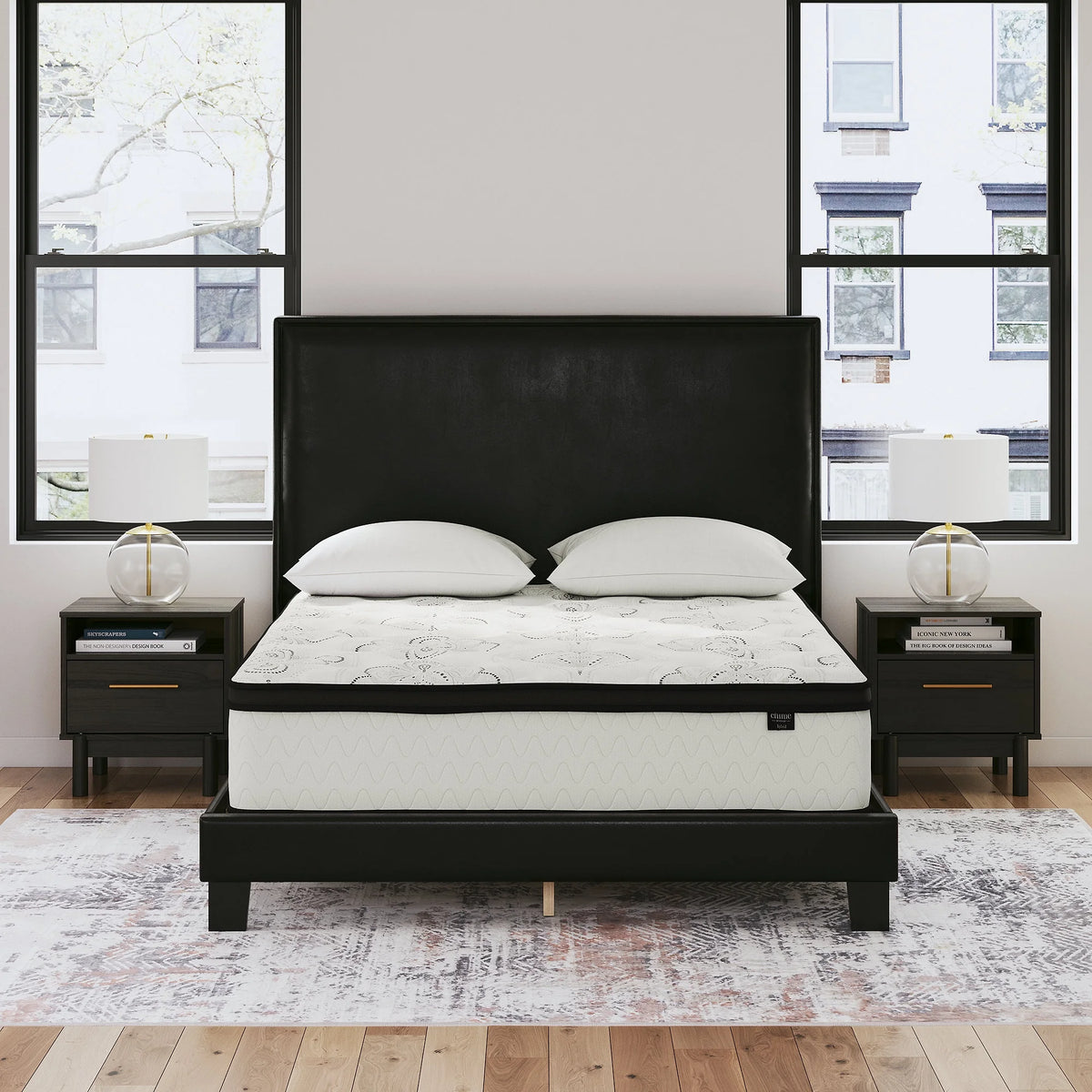10 Inch Hybrid Full Mattress in a Box White E5778