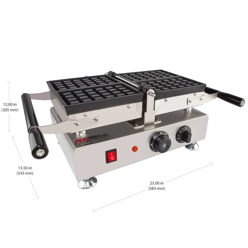 Belgian Waffle Iron with Removable Plates A6573