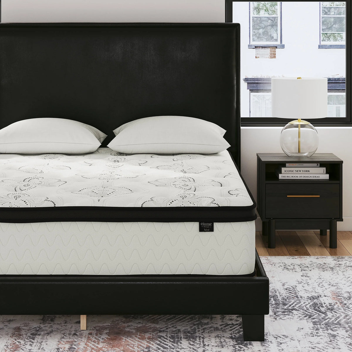 10 Inch Hybrid Full Mattress in a Box White E5778